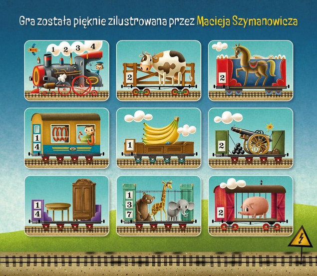 Gra planszowa Lokomotywa – Między wierszami | Nasza Księgarnia