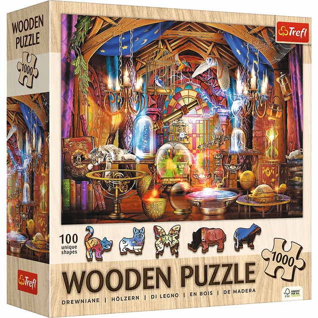 Trefl Puzzle drewniane 1000 el. Czarodziejska komnata