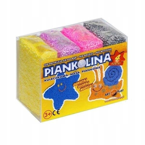 PIANKOLINA 4 KOLORY MASA KULECZKOWA PIANKOWA