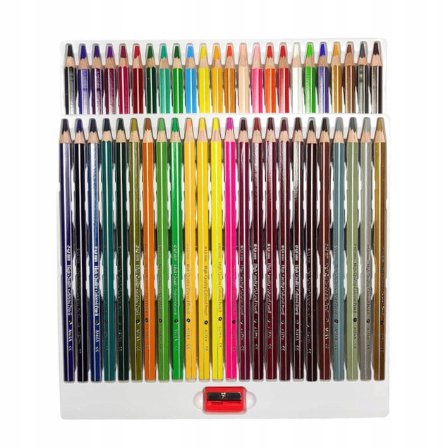 Kredki ołówkowe sześciokątne XXL 48 kolorów Astra Na Prezent