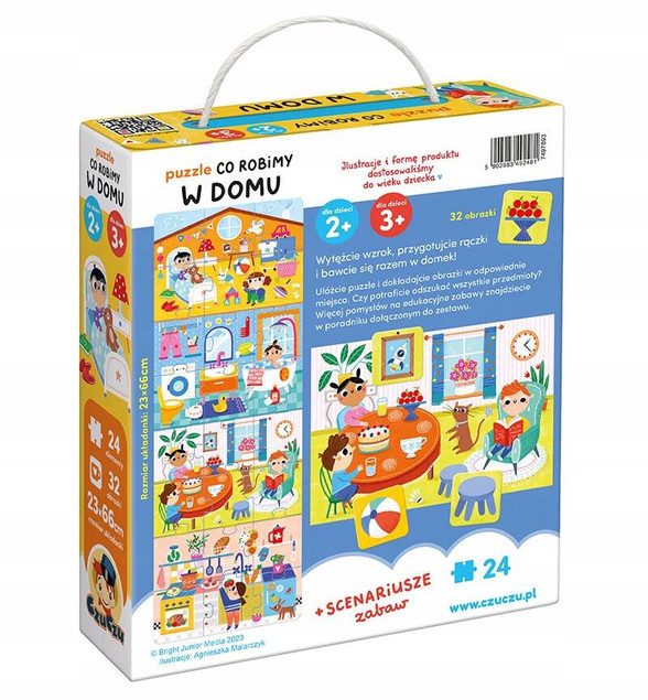 Puzzle 24 el. Co robimy w domu