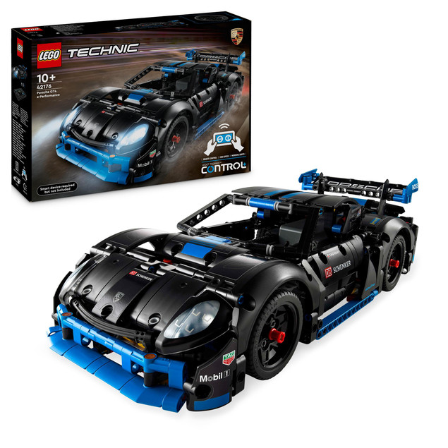 LEGO Technic 42176 Samochód Wyścigowy Porsche GT4 e-Performance Zdalnie Sterowany Control+