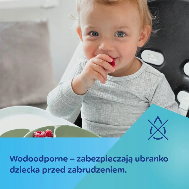 CANPOL BABIES Wodoodporne Śliniaki Jednorazowe z Kieszonką 10 szt. 1/800