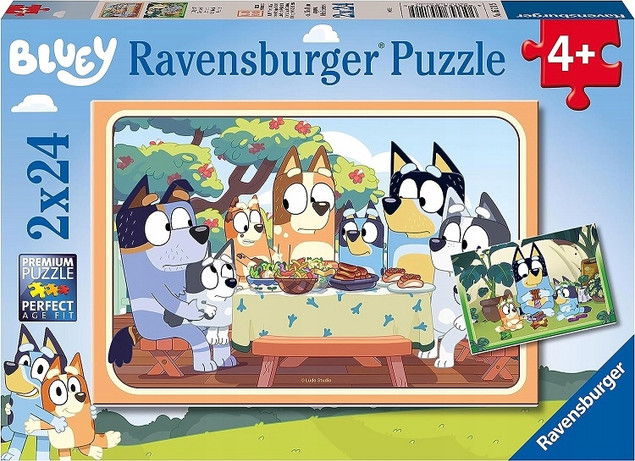 RAVENSBURGER PUZZLE BLUEY 2 X 24 EL. 5711