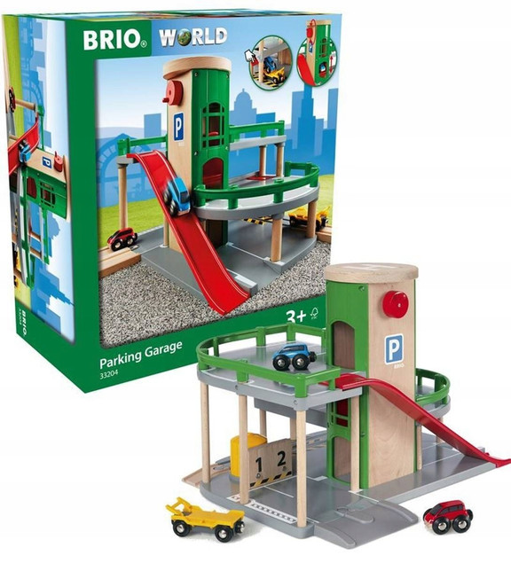 Kolejka Brio Parking 33204 - Wielopoziomowy Garaż dla Dzieci