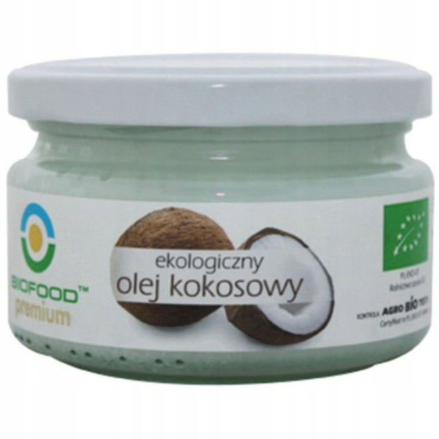 OLEJ KOKOSOWY BEZWONNY BIO 180 ml - BIO FOOD