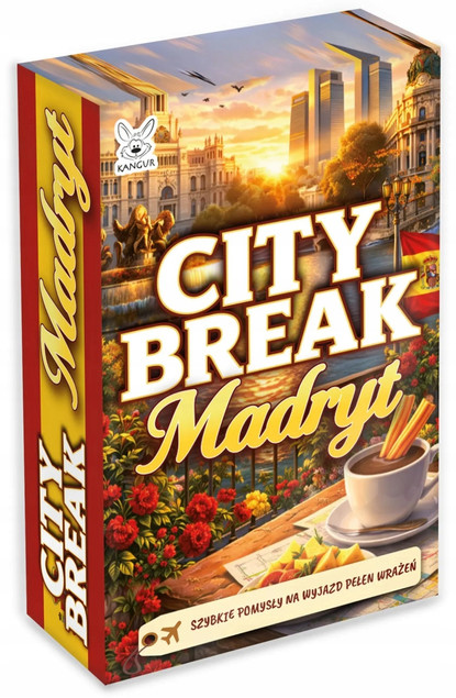 Gra planszowa City Break. Mini przewodnik. Madryt Adar