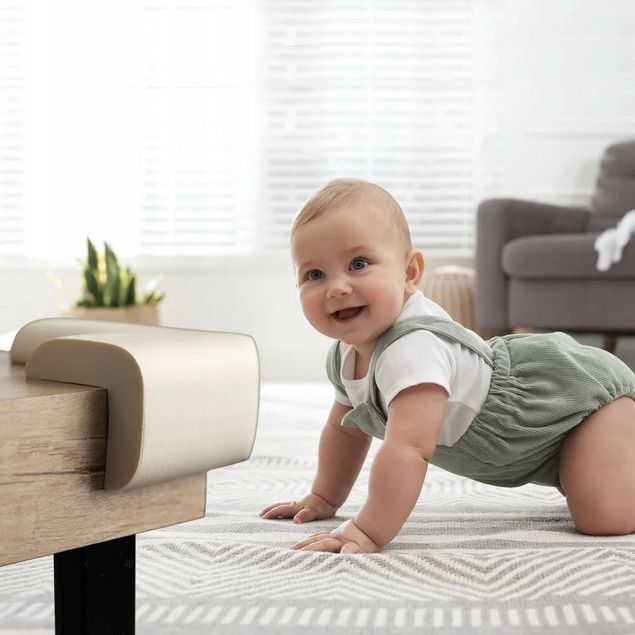 PIANKOWE ZABEZPIECZENIE ROGÓW Stołu Mebli Szafek Kantów 4 Szt SIPO