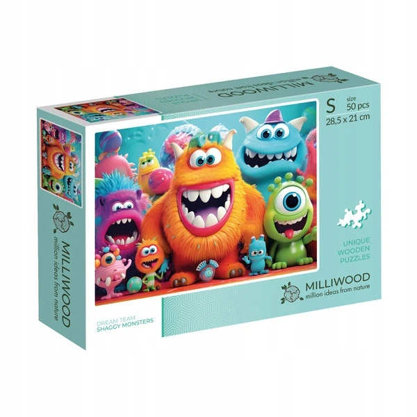 Puzzle Drewniane Alexander 50 Elementów Milliwood