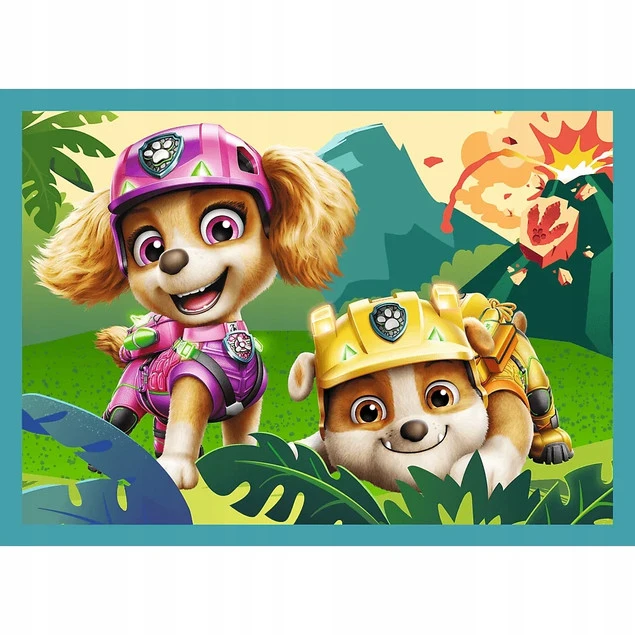 Puzzle TREFL Psi Patrol Historie z wyspy dinozaurów 4w1