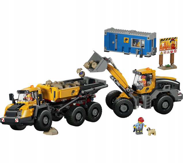 LEGO City 60494 Wywrotka i Ładowarka Czołowa – Plac Budowy