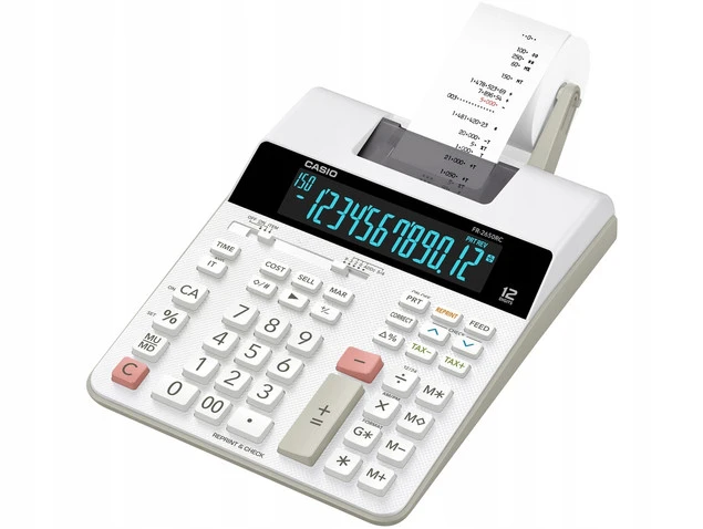 Kalkulator Casio FR-2650RC z drukarką