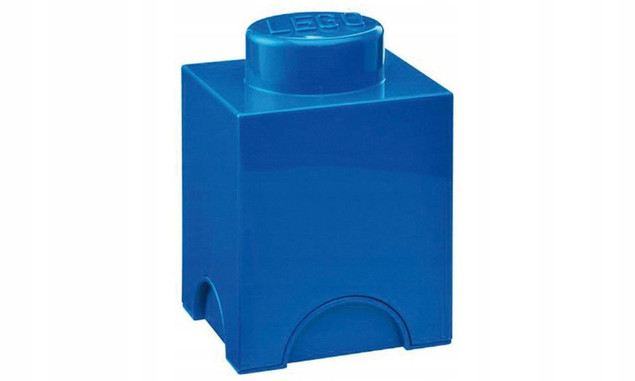 Pojemnik LEGO Storage Brick 1 Klocek Niebieski