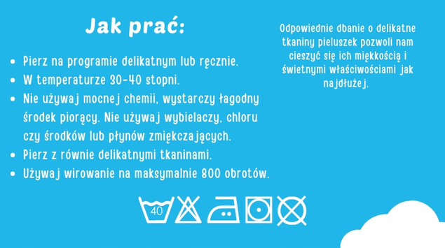 Pieluszka BAMBUSOWA Pielucha 30x30 BALONY Ulewajka Bocioland