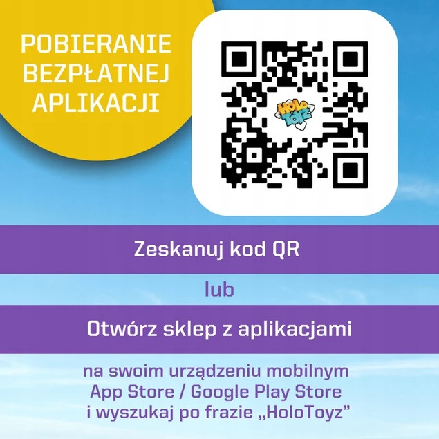 Dzieci bawiące się naklejkami AR HoloToyz