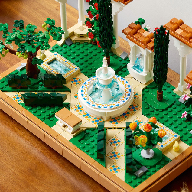 Klocki Zestaw LEGO ICONS 10359 Fontanna w Ogrodzie | Dla Dorosłych