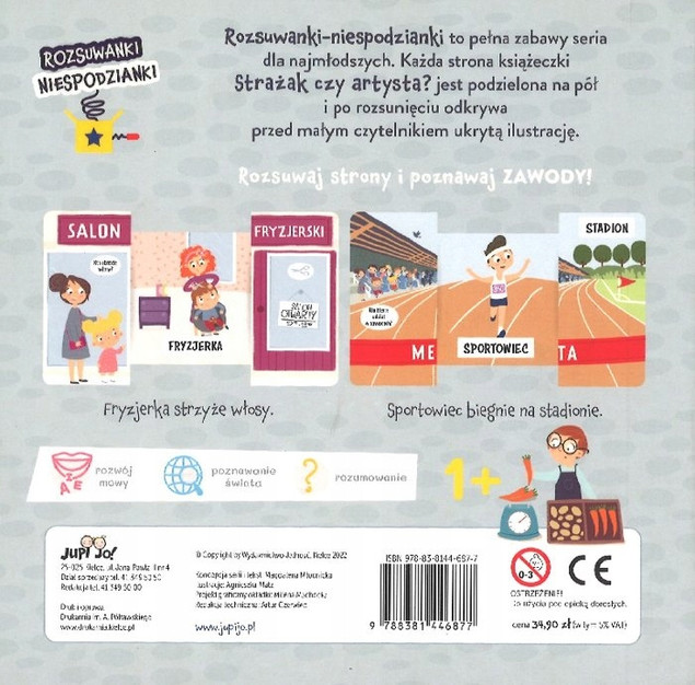 Rozsuwanki-niespodzianki Strażak czy artysta? Zawody Magdalena Młodnicka