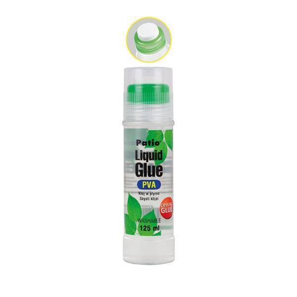 Klej w płynie Crystal Glue z aplikatorem 125ml PVA 36261 Patio p12 cena za 1 sztukę