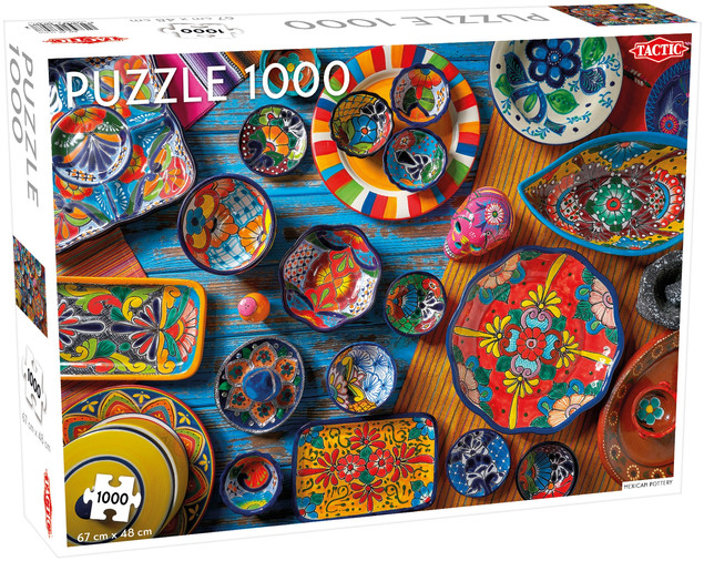 Puzzle Tactic Mexican Pottery 1000 el. - Meksykańska Ceramika