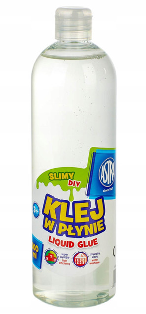 Klej W PŁYNIE Bezbarwny Do Slime Glutów Transparentny 500 ml 3+ Astra
