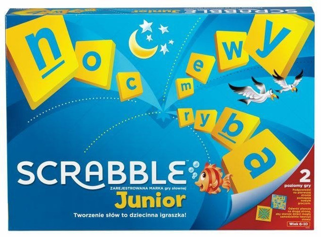 Gra słowna Scrabble Junior - Mattel