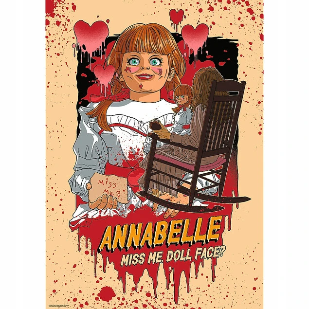 Puzzle 1000 el. Annabelle Hall of Horror Trefl 12112 Premium Plus