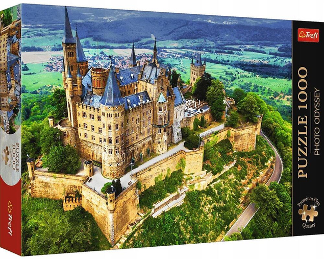 Puzzle 1000 Układanka NIEMCY Zamek Hohenzollern Krajobraz Widok 12+ Trefl