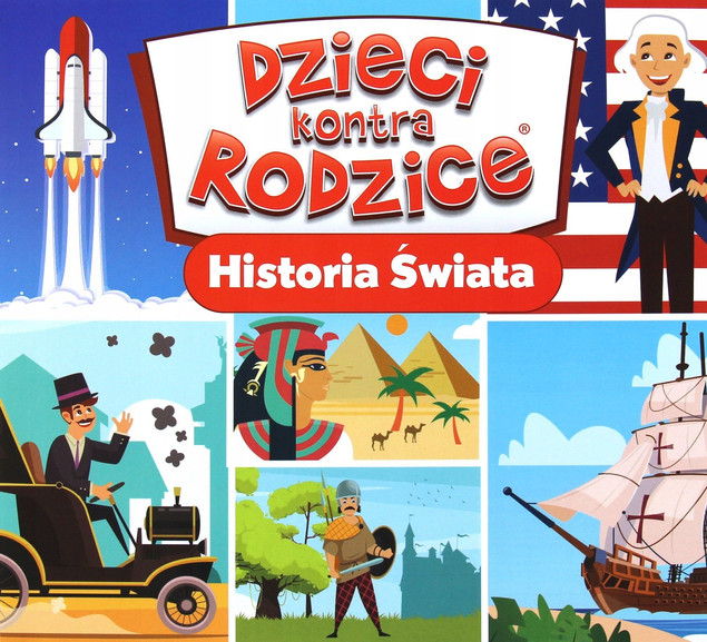 Dzieci Kontra Rodzice Historia Świata Gra Rodzinna 6+ Kangur