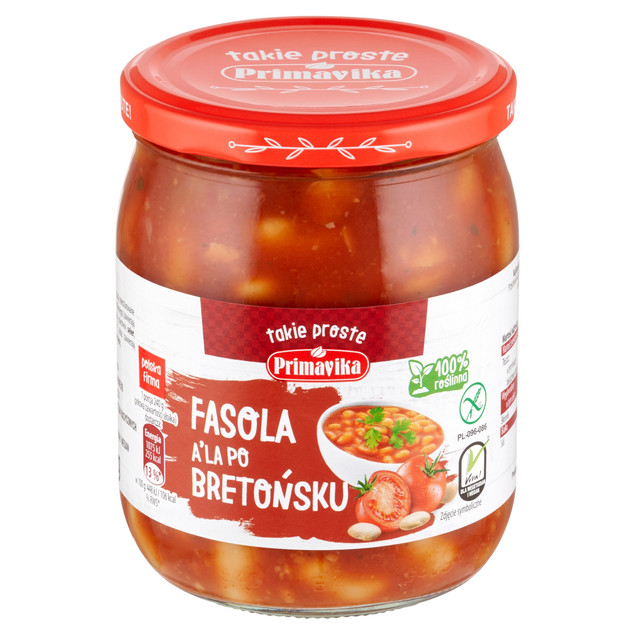 Primavika Fasola a'la po Bretońsku 480g Wegańska Bez Laktozy