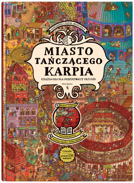Miasto Tańczącego Karpia – Książka-gra paragrafowa i wyszukiwanka dla dzieci 8+