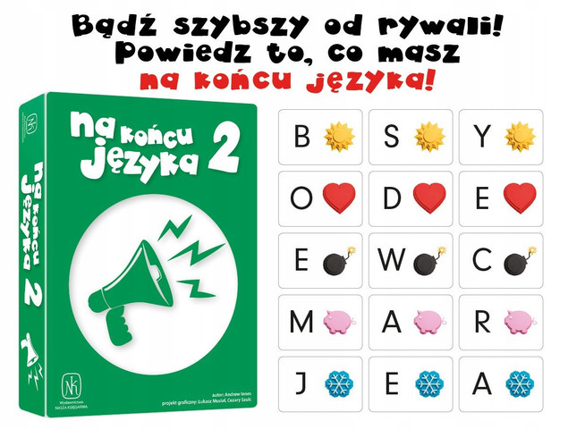 Na Końcu Języka 2 Towarzyska Gra Karciana Imprezowa 10+ Nasza Księgarnia