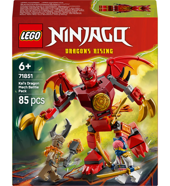 LEGO Ninjago 71851 Smok-mech Kaia Dragons Rising Zestaw Bitewny