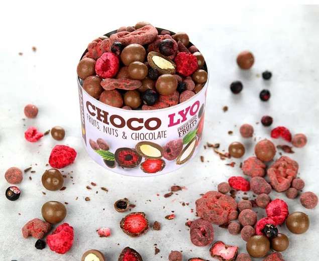 Mix.it Choco Lyo – Owoce Liofilizowane i Orzechy 180g