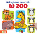 W zoo. Naklejkowe Zwierzaki – Kreatywne Kolorowanki dla Dzieci (Zielona Sowa)