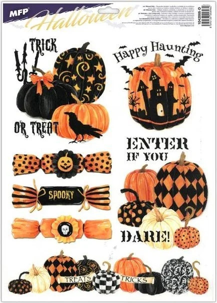 NAKLEJKA FOLIA NA OKNO SZYBĘ HALLOWEEN 30X42CM HA004 MFP
