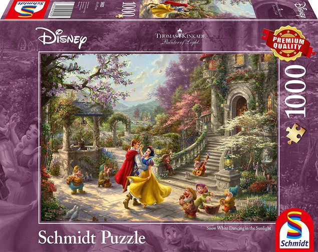 Puzzle Schmidt Królewna Śnieżka Tańcząca w Słońcu 1000 elementów Disney