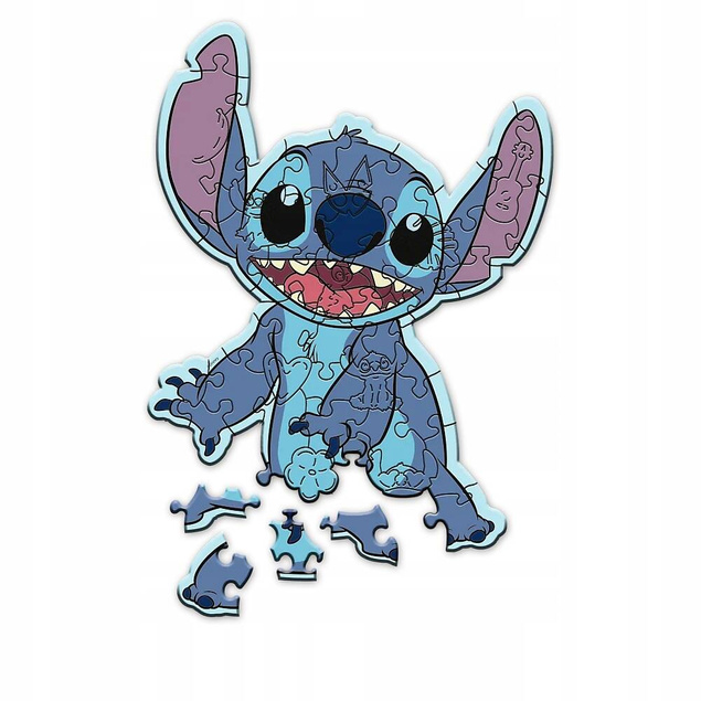 Puzzle 50 Drewniane Układanka LILO I STITCH Disney Kosmita Bajka 5+ Trefl