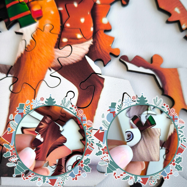 Puzzle Alexander 50 elementów Caramel Reindeer