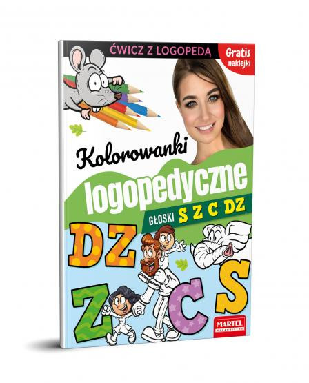 Kolorowanki Logopedyczne Głoski S Z C DZ Martel