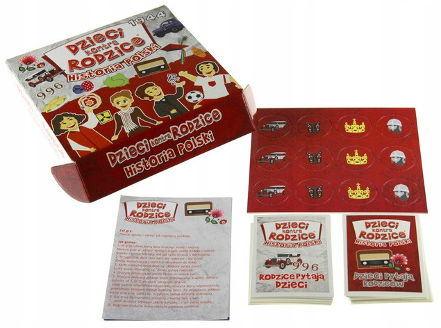 Dzieci Kontra Rodzice Historia Polski Rodzinna Gra W Pytania 5+ Kangur