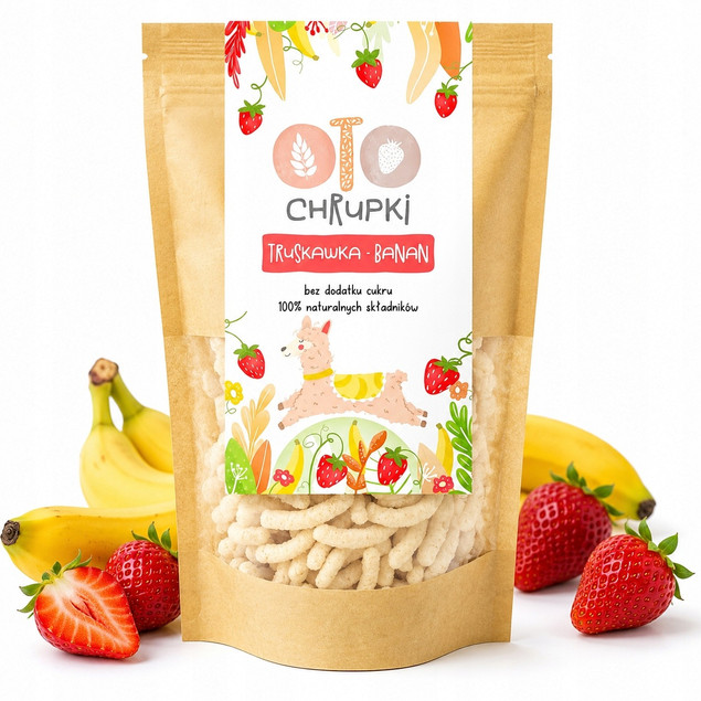 OtoLandia Zdrowe Chrupki 25g x3 – Malinowo-Truskawkowe i Warzywne