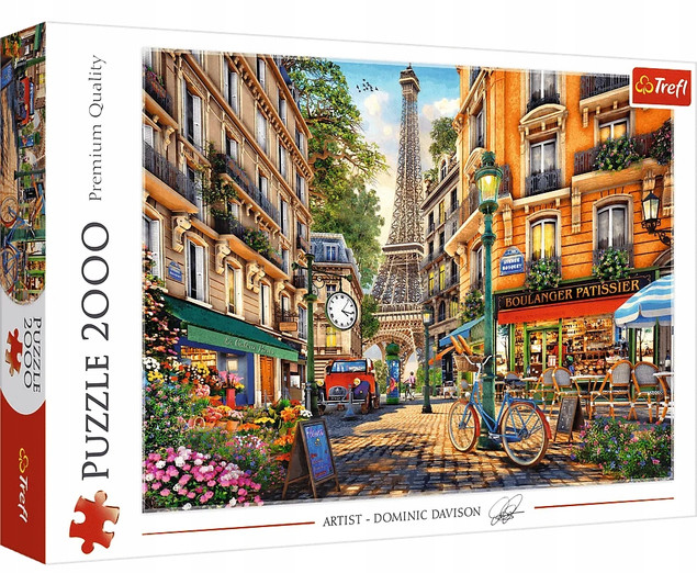Puzzle 2000 elementów Paryż - Trefl Premium Plus
