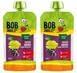 2x BOB SNAIL Smoothie JABŁKO CZARNA PORZECZKA Bez Dodatku Cukru Mus 120g