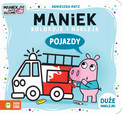 Maniek Koloruje i Nakleja: Pojazdy – Kolorowanka z Naklejkami Agnieszka Matz