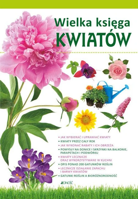 Wielka księga kwiatów – praca zbiorowa, okładka książki