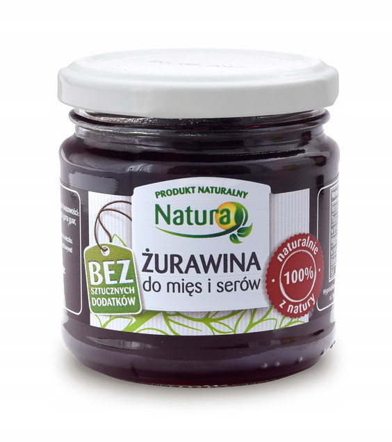 Żurawina do mięs i serów Naturo 220g Bez Konserwantów