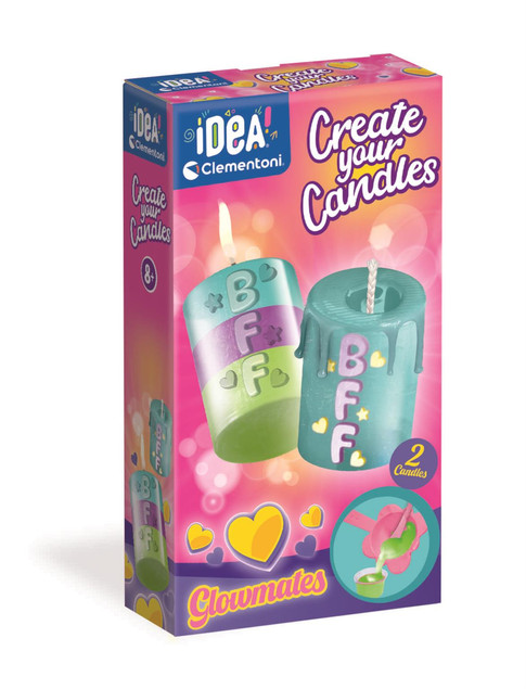 Zestaw Kreatywny Mini Fabryka Świeczek DIY BFF Glow Mates Clementoni 18352