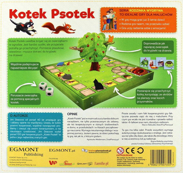 Gra planszowa Gra - Kotek Psotek Egmont