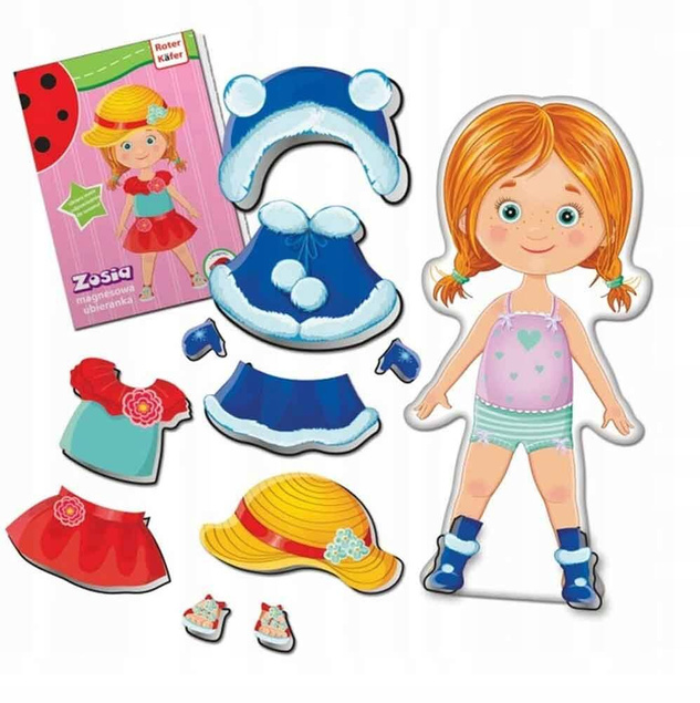 Gra Magnetyczna UBIERANKA ZOSIA Pory Roku Magnesy 3+ Roter Kafer