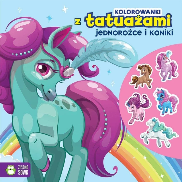 KSIĄŻECZKI DLA DZIECI KOLOROWANKI Z TATUAŻAMI